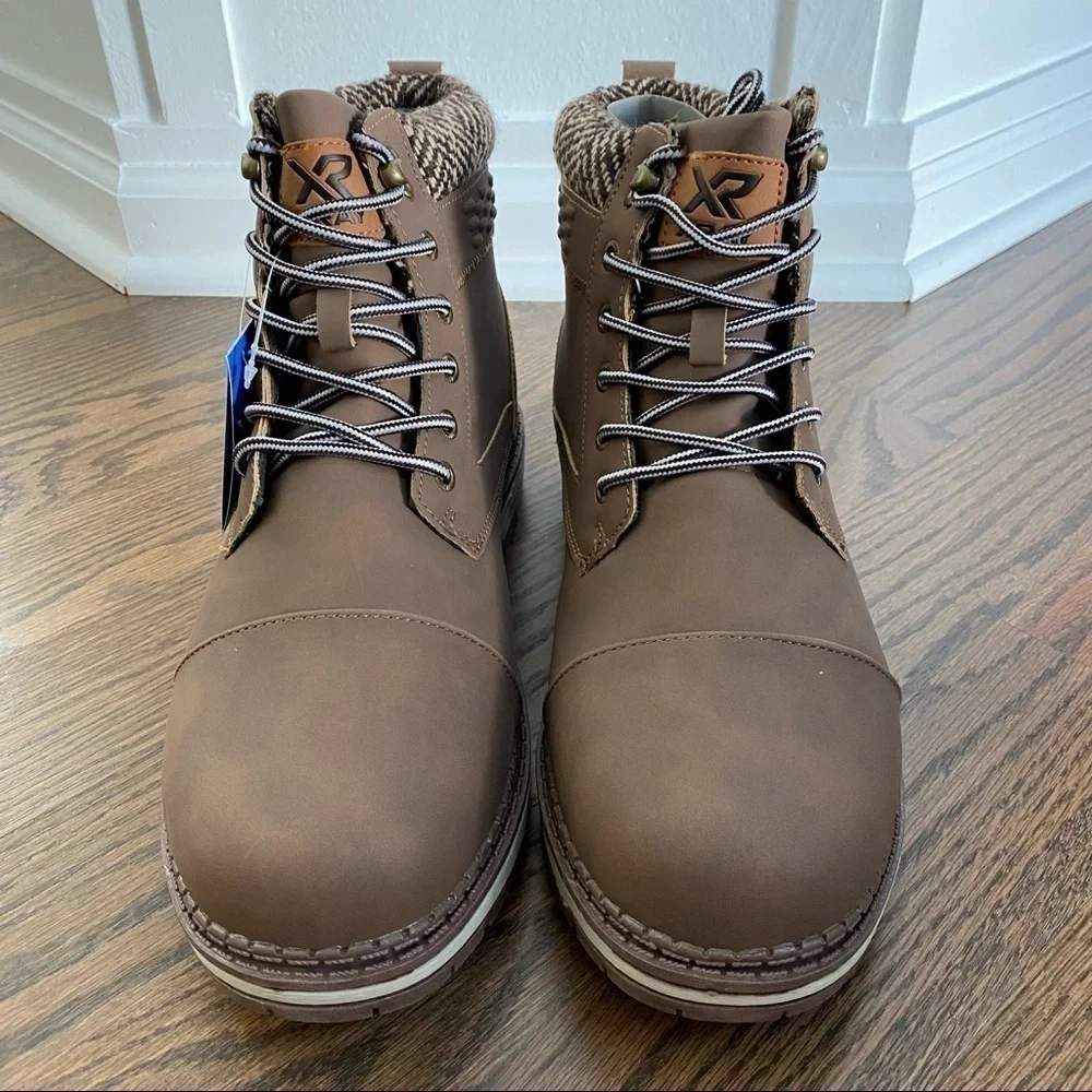 NWT Mens Xray Ruslan brown warm workbook hiking walking boot size 13